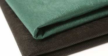 Two stacks of fabric